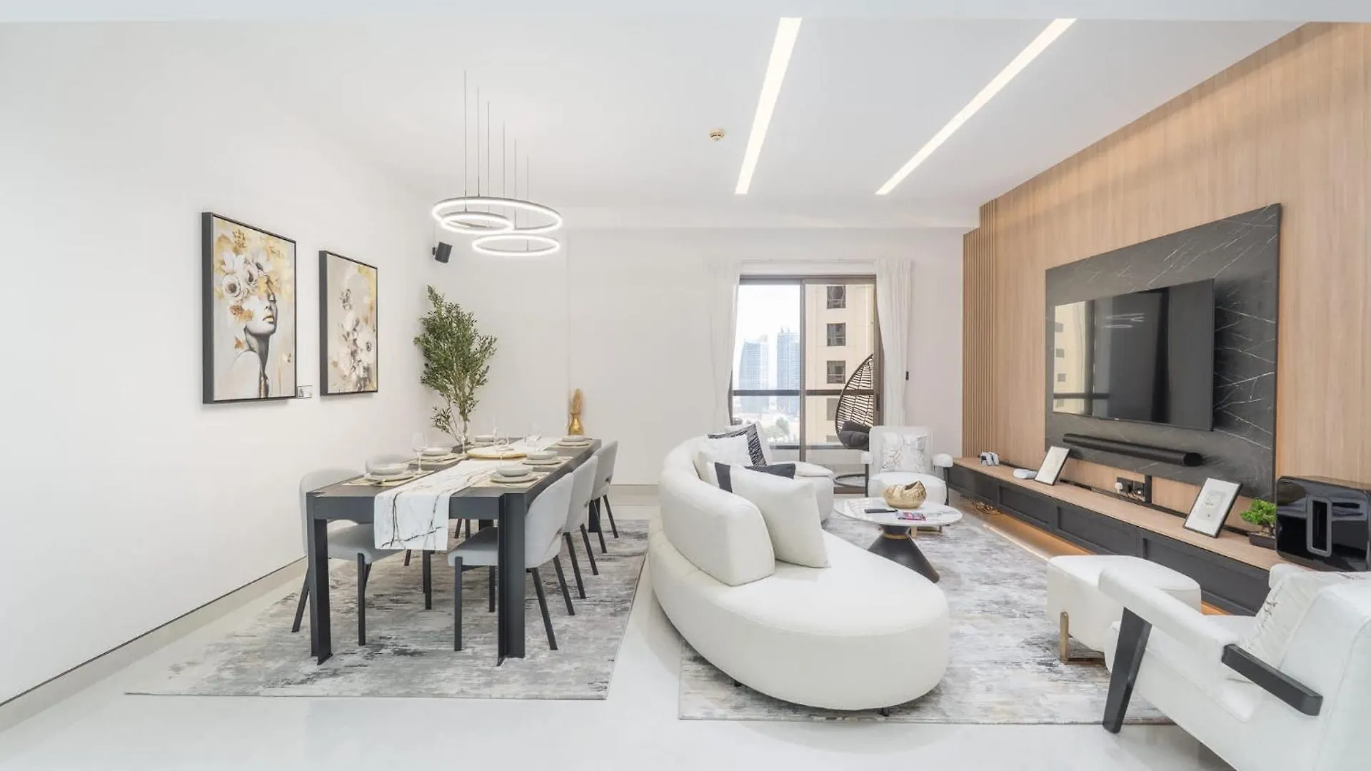 Bahar 2'S Stylish 2 Bedroom That Sleeps 4 Dubai Apartment
